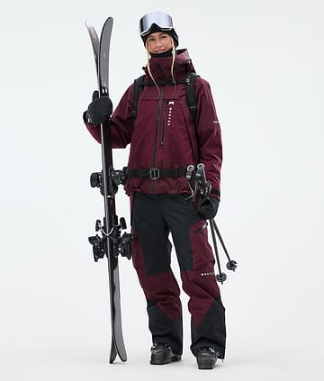 Montec Oracle W Laskettelu Outfit Naiset Burgundy