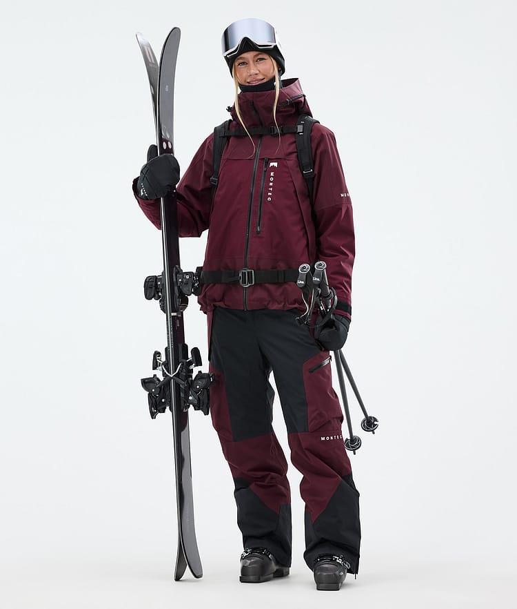 Montec Oracle W Laskettelu Outfit Naiset Burgundy/Black, Image 1 of 2