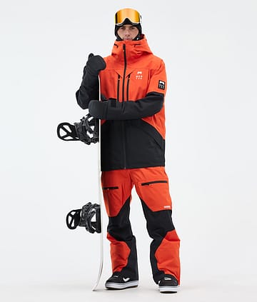 Montec Arch Lumilautailu Outfit Orange/Black
