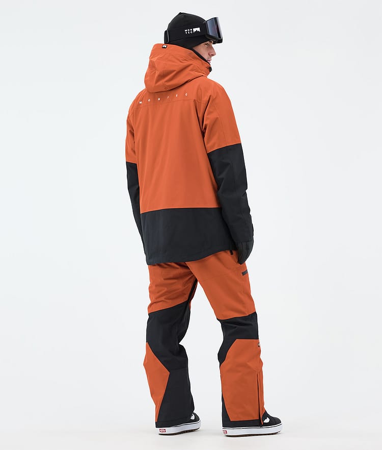 Montec Arch Lumilautailu Outfit Miehet Burned Orange/Black, Image 2 of 2