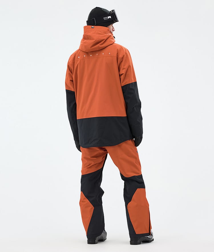 Montec Arch Laskettelu Outfit Miehet Burned Orange/Black, Image 2 of 2