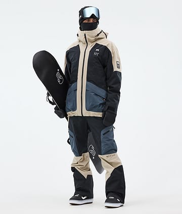 Montec Morpheus Lumilautailu Outfit Miehet Sand/Black/Metal Blue